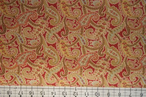ATELIER MO4405413 PAISLEY ON RED